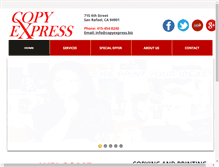 Tablet Screenshot of copyexpress.biz