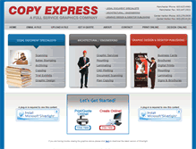 Tablet Screenshot of copyexpress.com